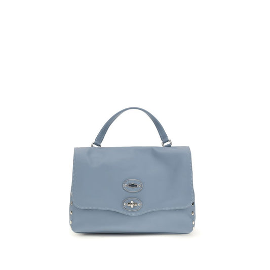 Zanellato Blue Calf Leather Bos Taurus Shoulder Bag 1728,72470364320,Bags,Blue,New with tags,Shoulder Bags - Bags,Women,Zanellato