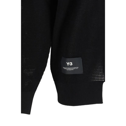 Y-3 Black Viscose Sweatshirt 1728,72470364320,Black,Clothing,L,M,Men,New with tags,Sweaters - Clothing,Sweatshirts - Sweaters - Clothing,XL,Y-3