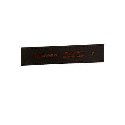Borbonese Red Genuine Leather Women's Belt