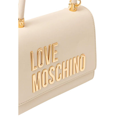 Love Moschino Beige Polyethylene Handbag
