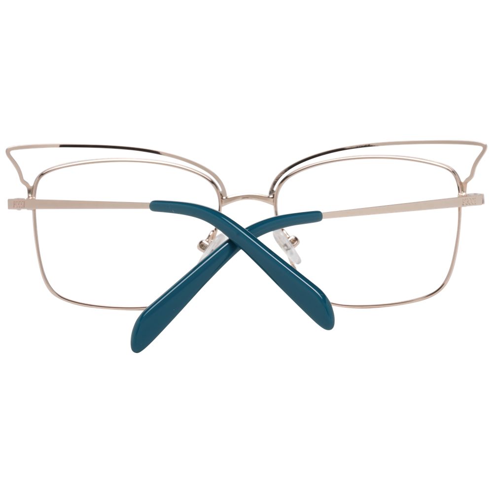 Emilio Pucci Turquoise Metal Glasses (Frames) 1728,67345776800,Accessories,Emilio Pucci,Glasses (Frames) - Glasses and Sunglasses - Accessories,Glasses and Sunglasses - Accessories,New with tags,Turquoise,Women