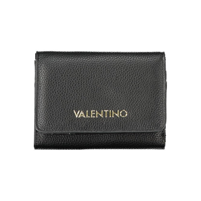 Valentino Black Polyurethane Women's Wallet
