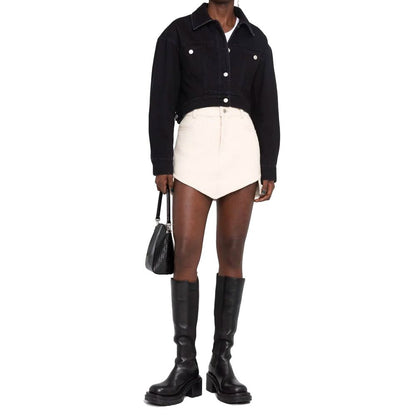 Alexander McQueen Black Cotton Denim Jacket