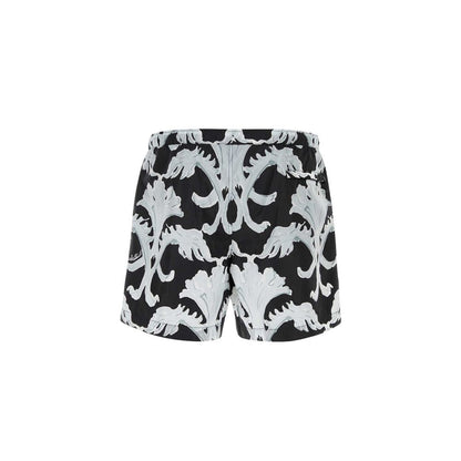 Valentino Garavani Black Polyamide Shorts