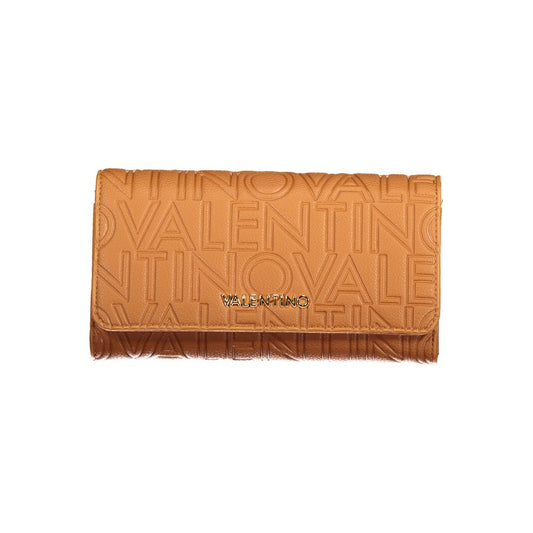 Mario Valentino Brown Polyurethane Women's Wallet