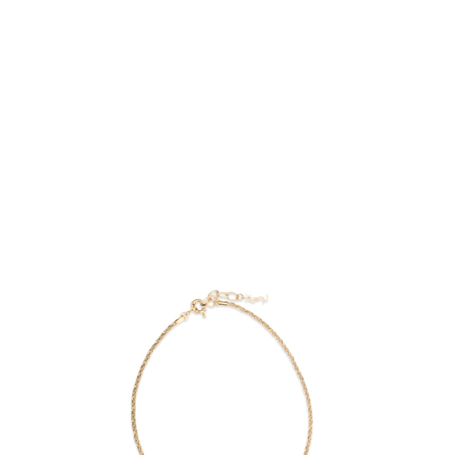 Saint Laurent Gold Brass Necklace