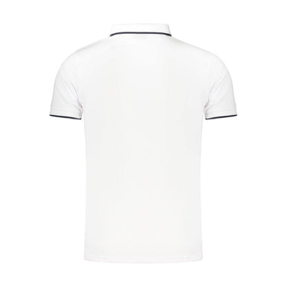 Lotto White Polyester Men's Polo Shirt