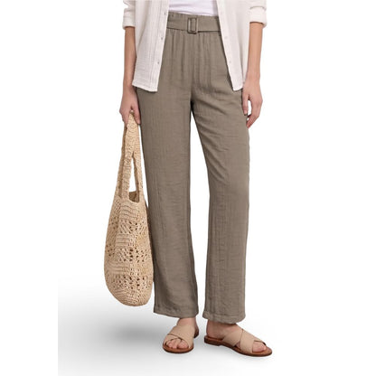 Street One Beige Viscose Casual Pants