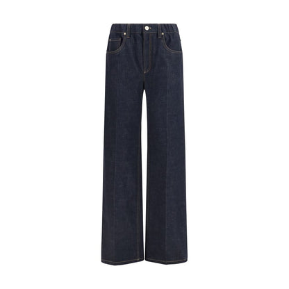 Brunello Cucinelli Blue Cotton Jeans Denim