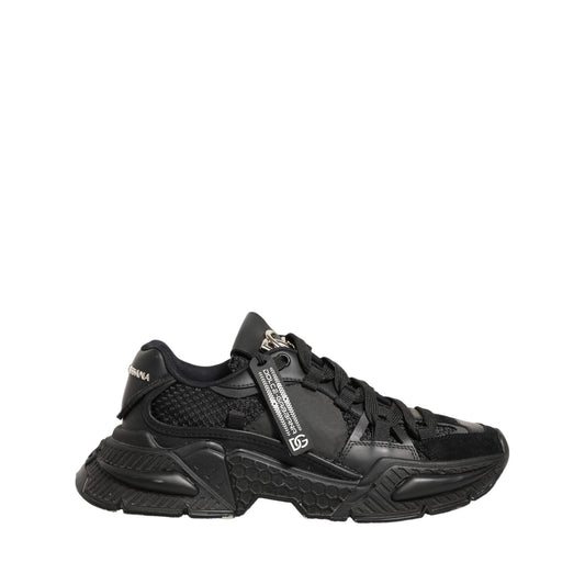 Dolce & Gabbana Black Airmaster Low Top Sneakers Shoes