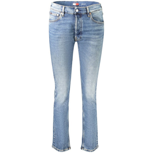 Tommy Hilfiger Blue Cotton Slim Fit Jeans