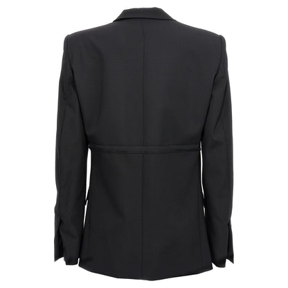 Nensi Dojaka Black Virgin Wool Blazer