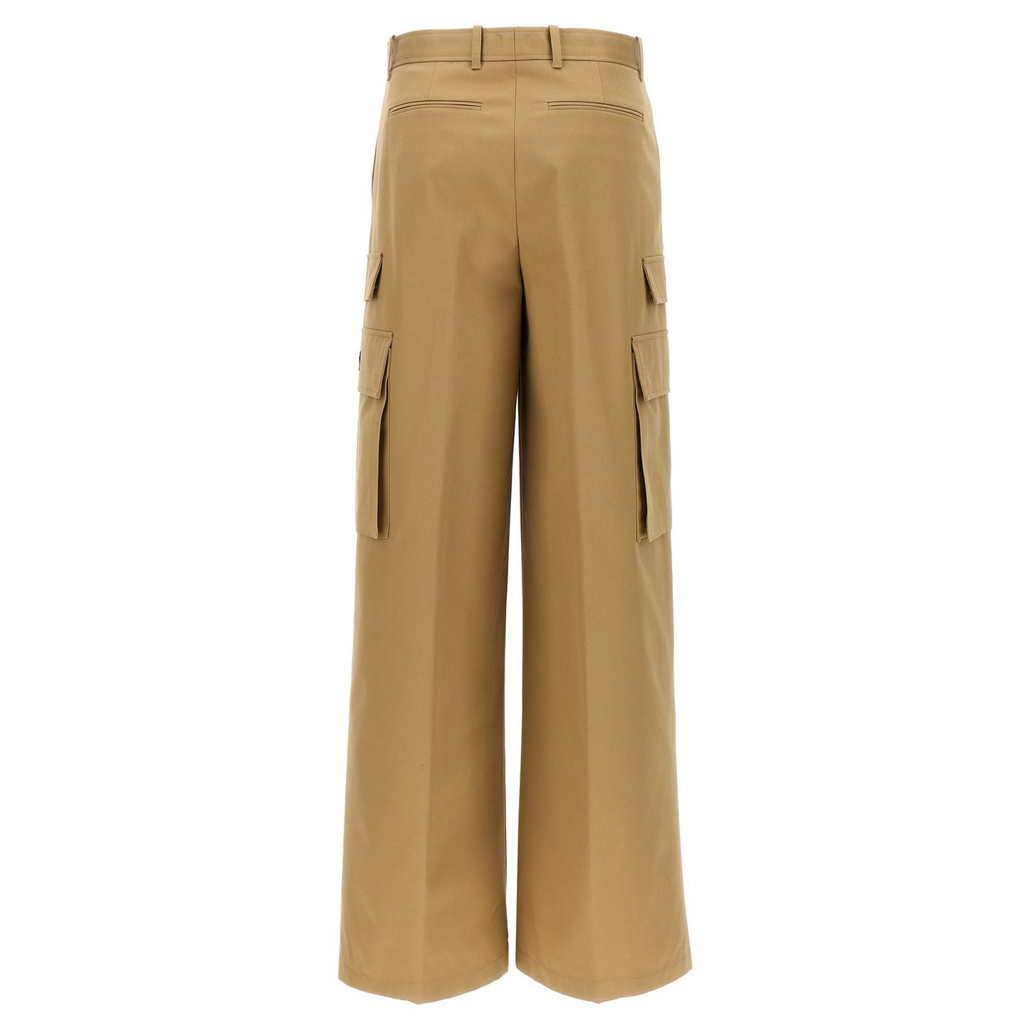 Versace Beige Cotton Cargo Pants