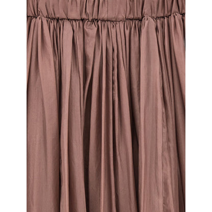 Rick Owens Multicolor Silk Long Dress