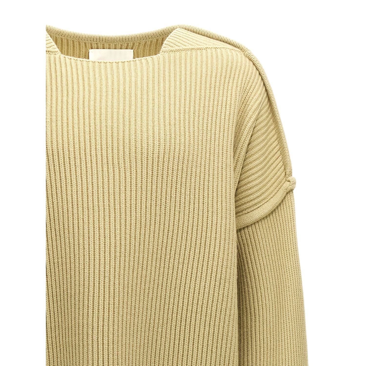 Jil Sander Bicolor Wool Cardigan