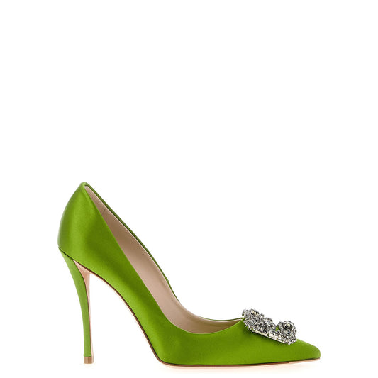 Roger Vivier Bicolor Viscose High Heel Pumps