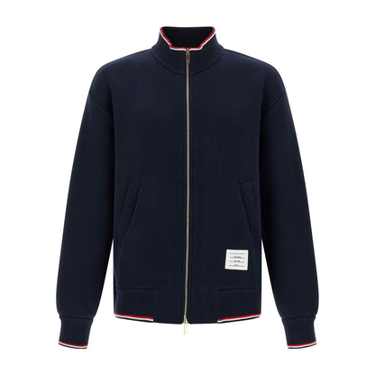 Thom Browne Blue Cotton Sweatshirt
