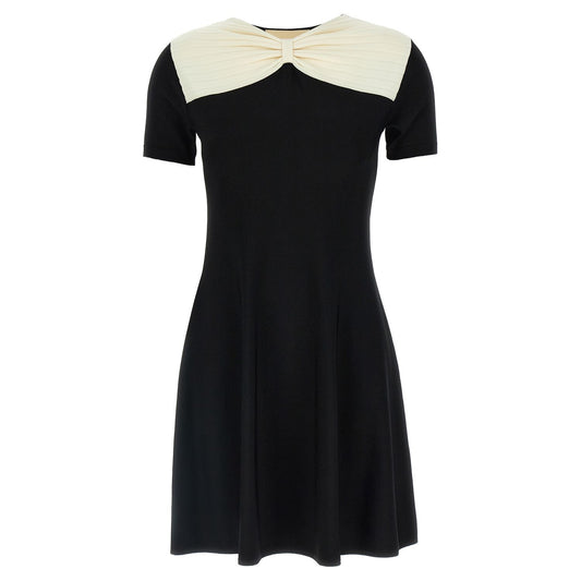 Valentino Garavani Black Viscose Short Dress