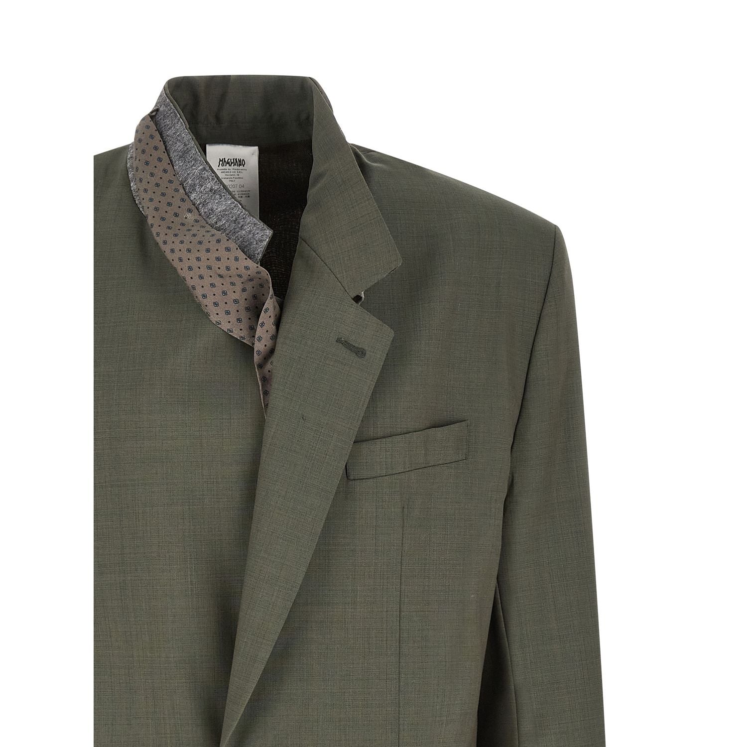Magliano Bicolor Virgin Wool Blazer