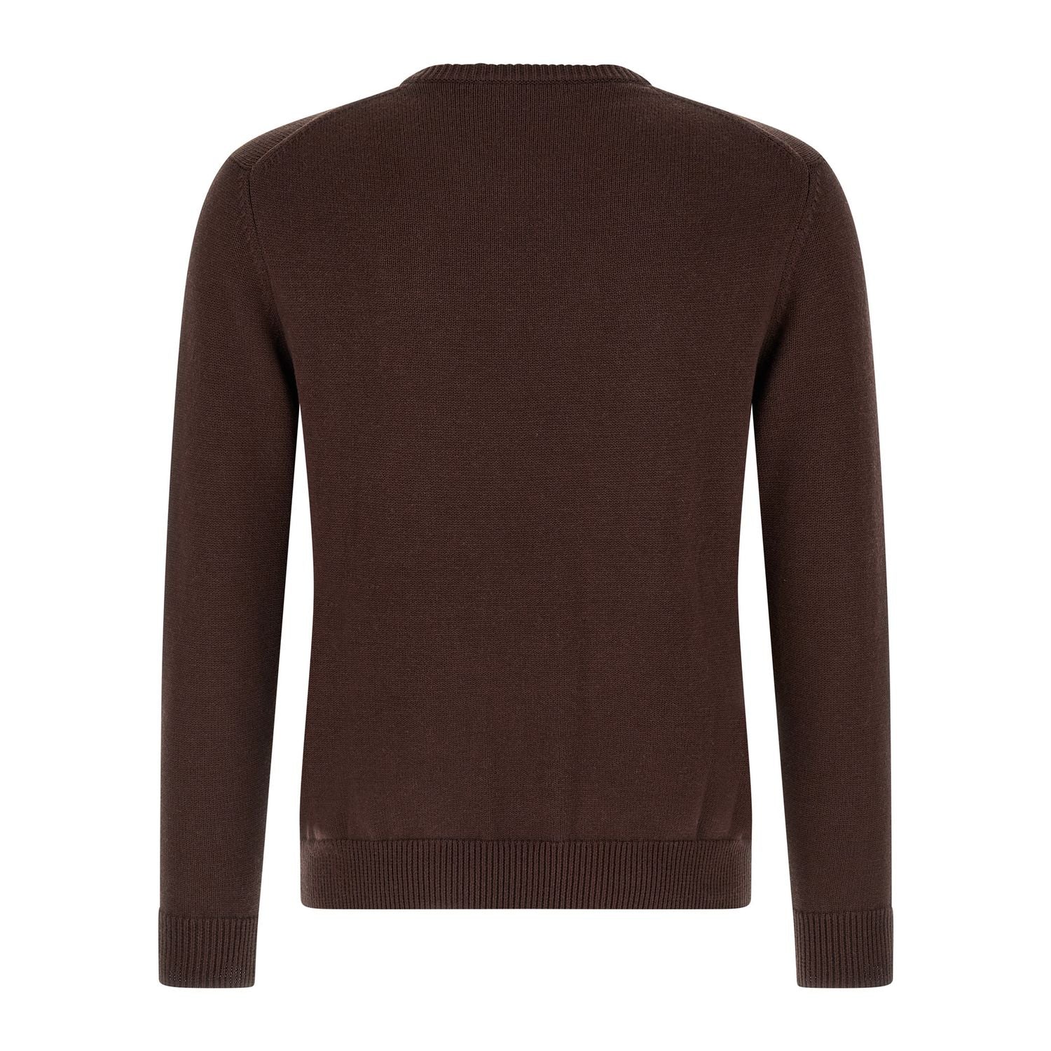 Ballantyne Brown Cotton Cardigan