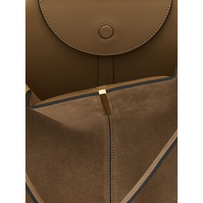 Tod's Beige Calfskin Tote Bag
