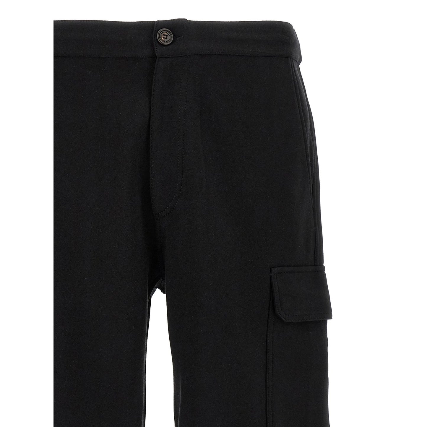 Brunello Cucinelli Black Cotton Bermuda Shorts