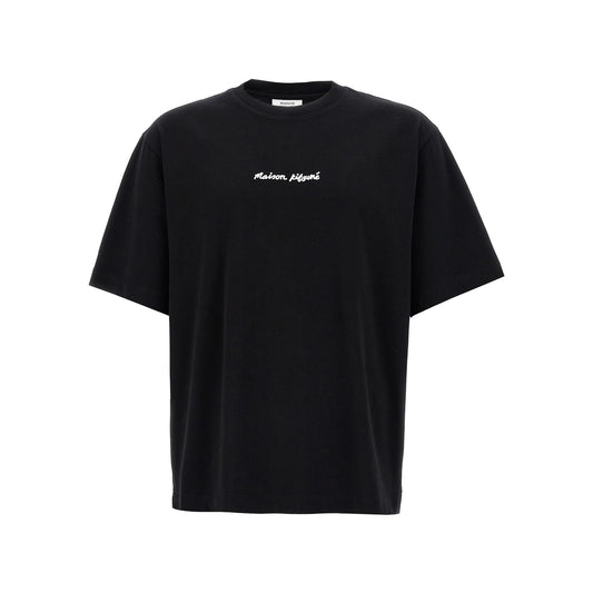 Maison Kitsuné Black Cotton T-Shirt