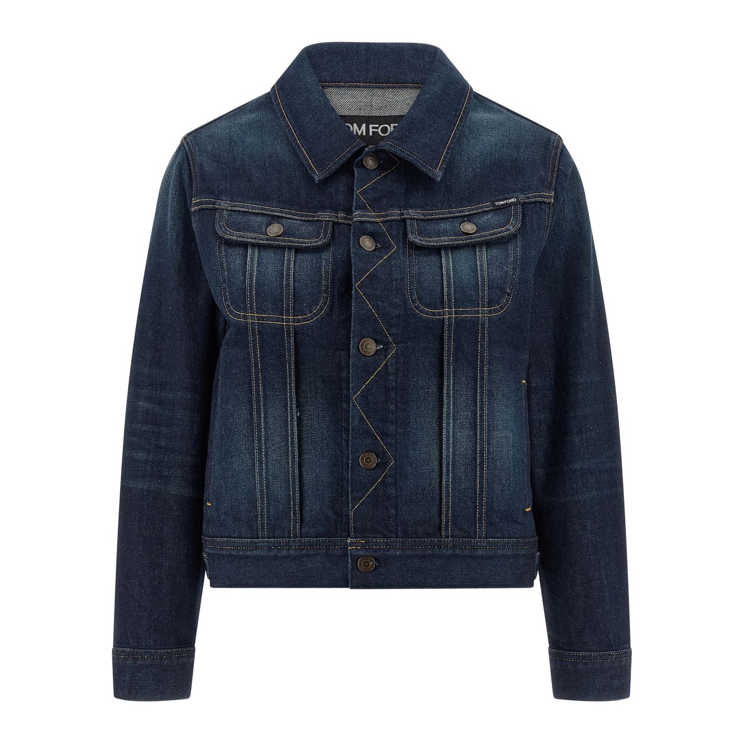 Tom Ford Blue Cotton Denim Jacket