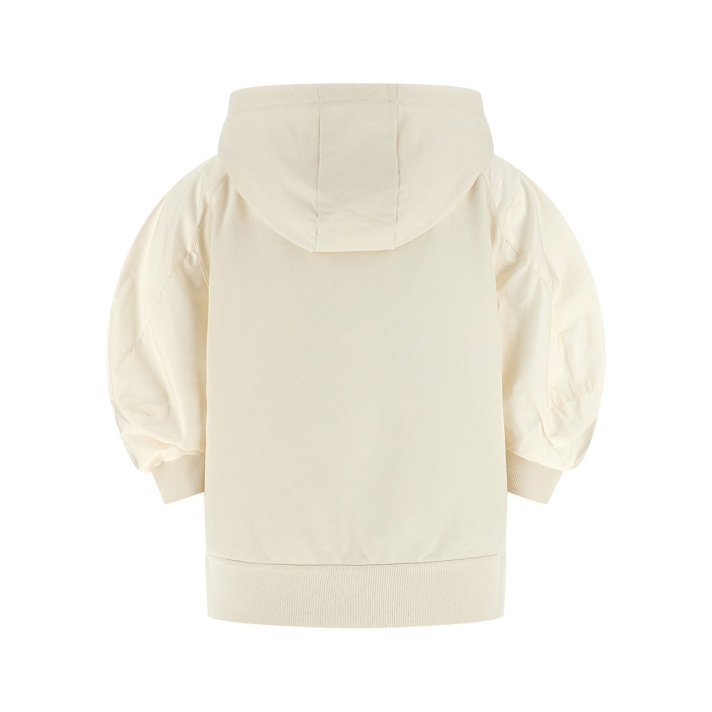 Moncler White Cotton Hoodie