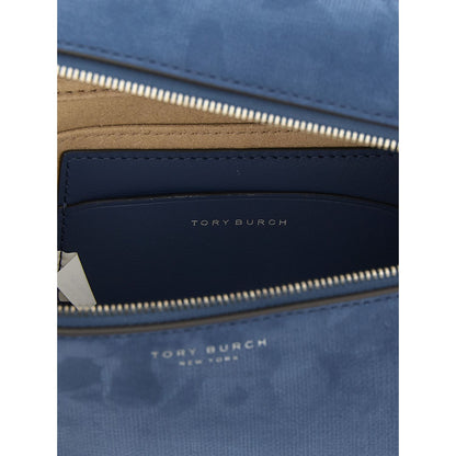 Tory Burch Blue Lamb Leather Handbag