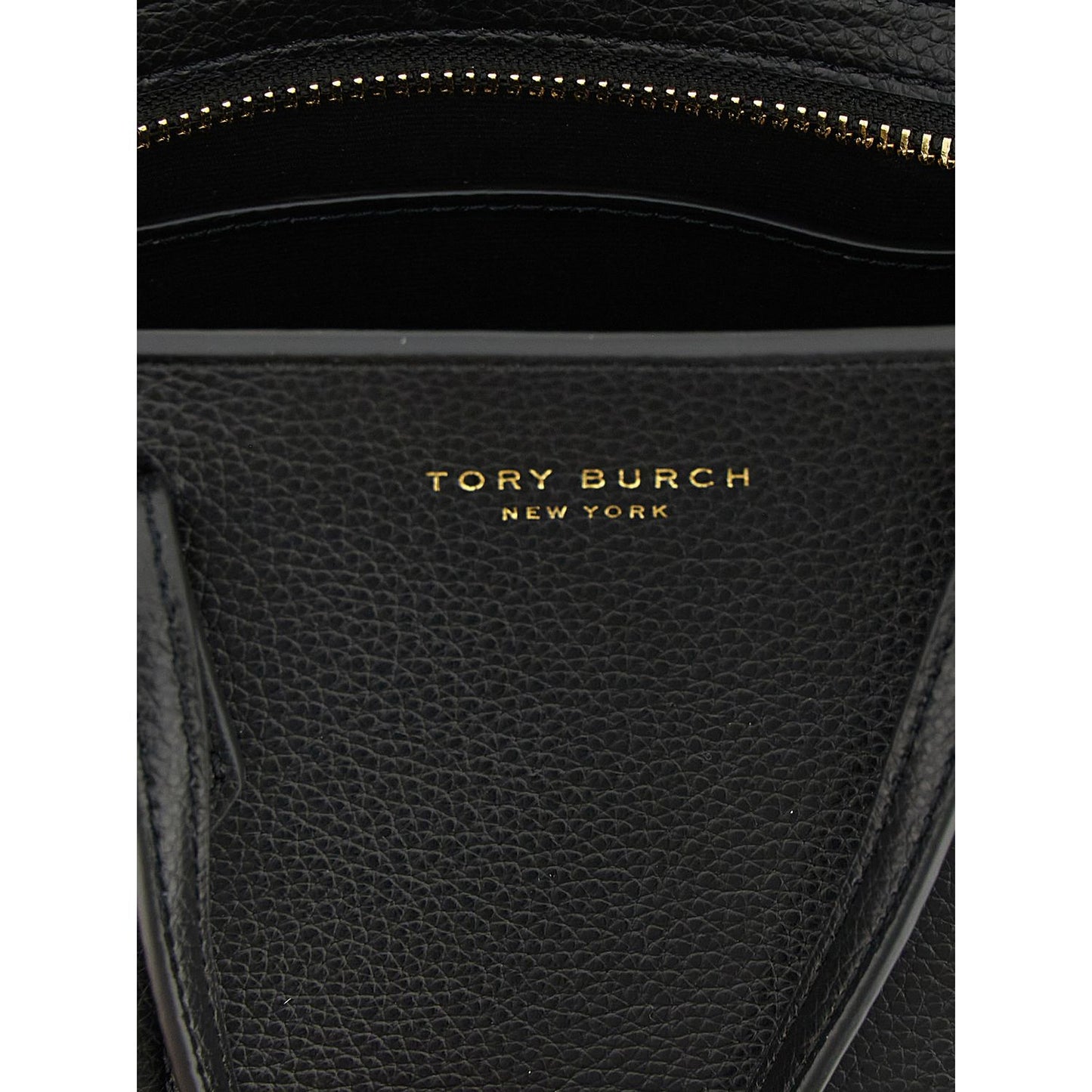 Tory Burch Black Cowhide Handbag