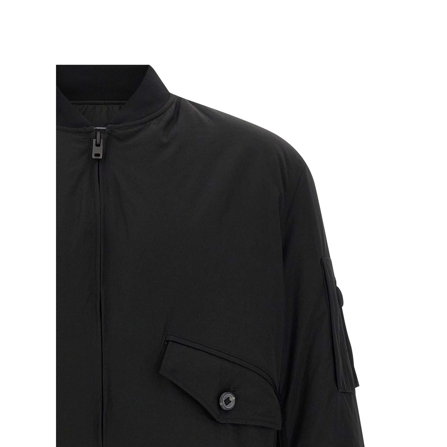 Y-3 Black Polyamide Bomber