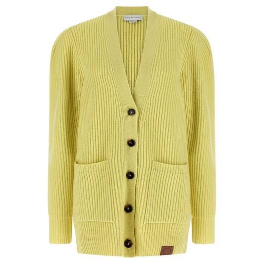 Stella McCartney Bicolor Virgin Wool Cardigan