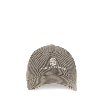 Brunello Cucinelli Beige Cotton Cap (Baseball Hat)