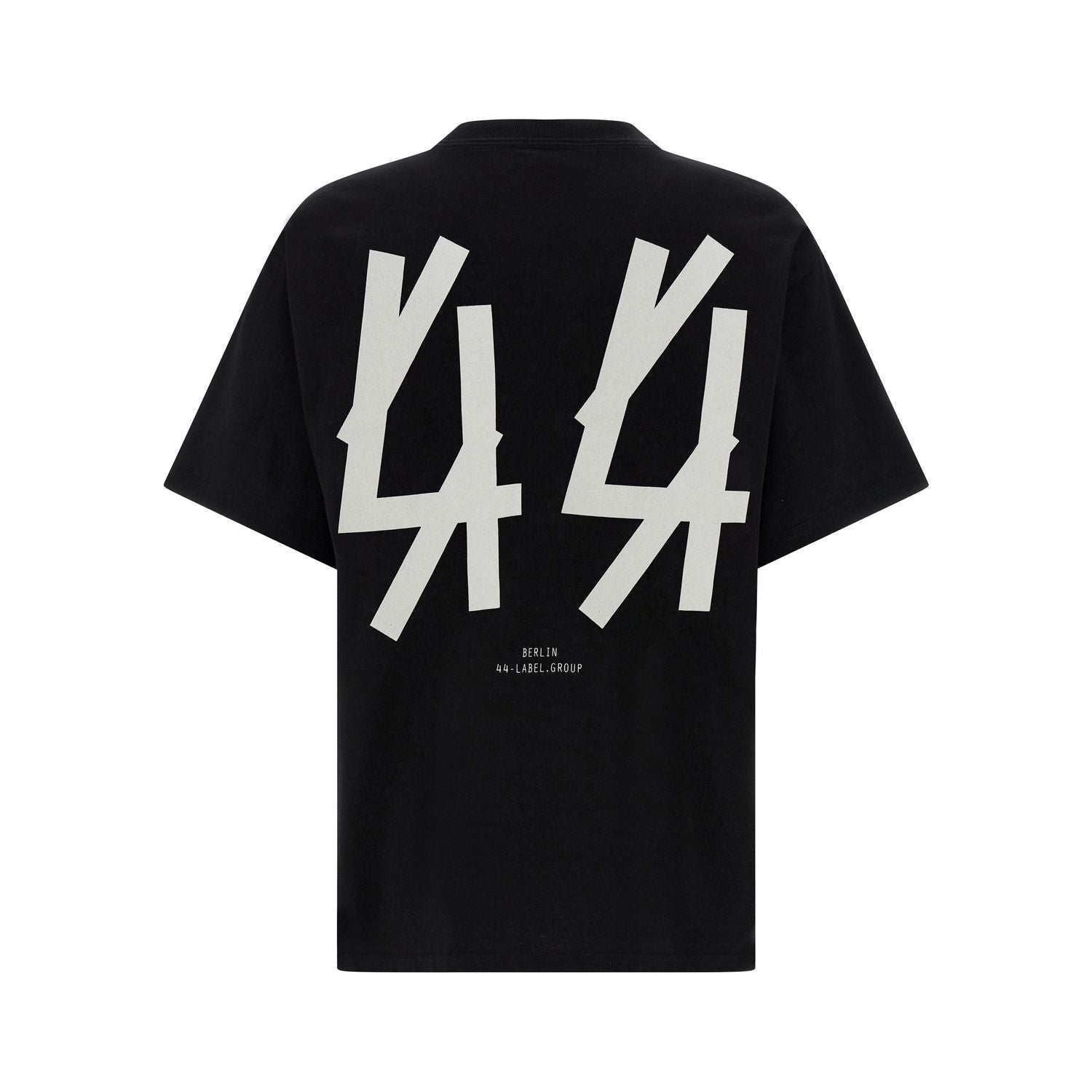 44 Label Group Black Cotton T-Shirt