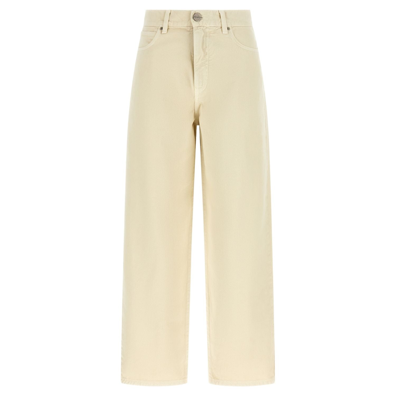 PINKO Beige Cotton Jeans Denim