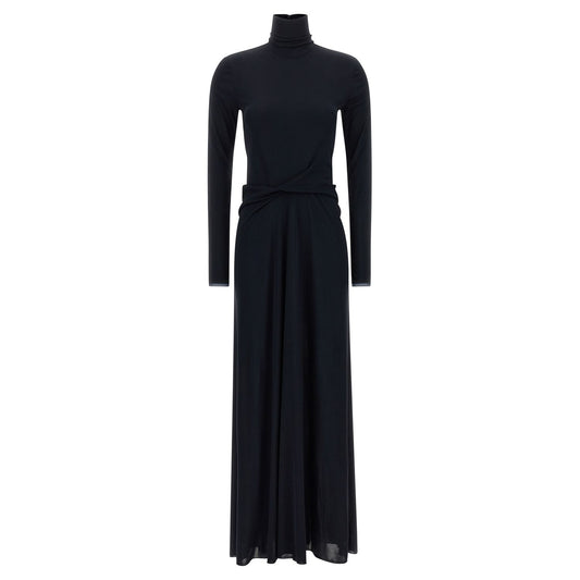 Fabiana Filippi Blue Viscose Long Dress