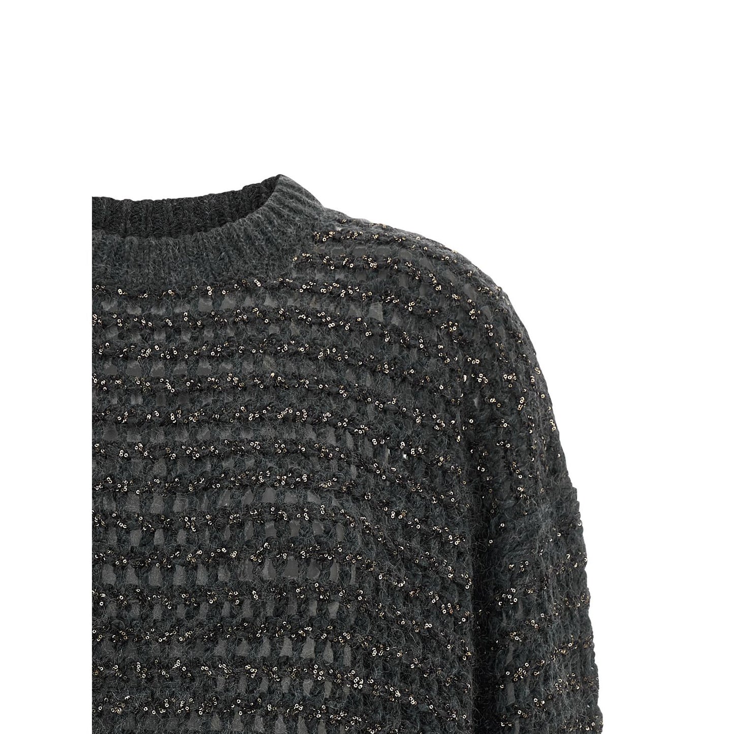 Brunello Cucinelli Gray Elastane Cardigan