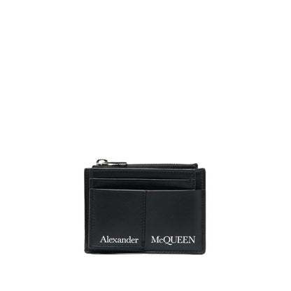 Alexander McQueen logo print cardholder