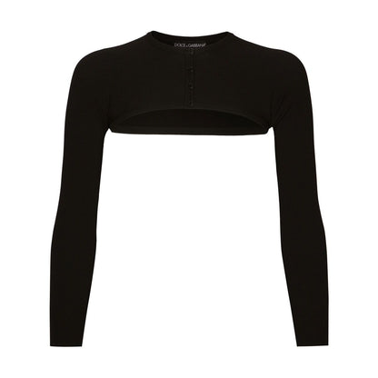 Dolce & Gabbana cropped button-fastening cardigan