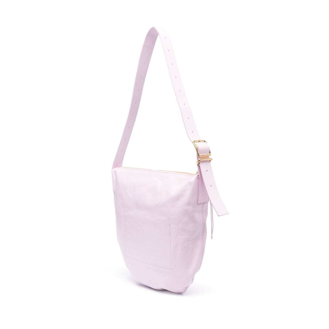 Jil Sander medium crinkled leather shoulder bag Shoulder