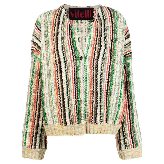 Vitelli striped cardigan D39A21CWWARPW3-P23