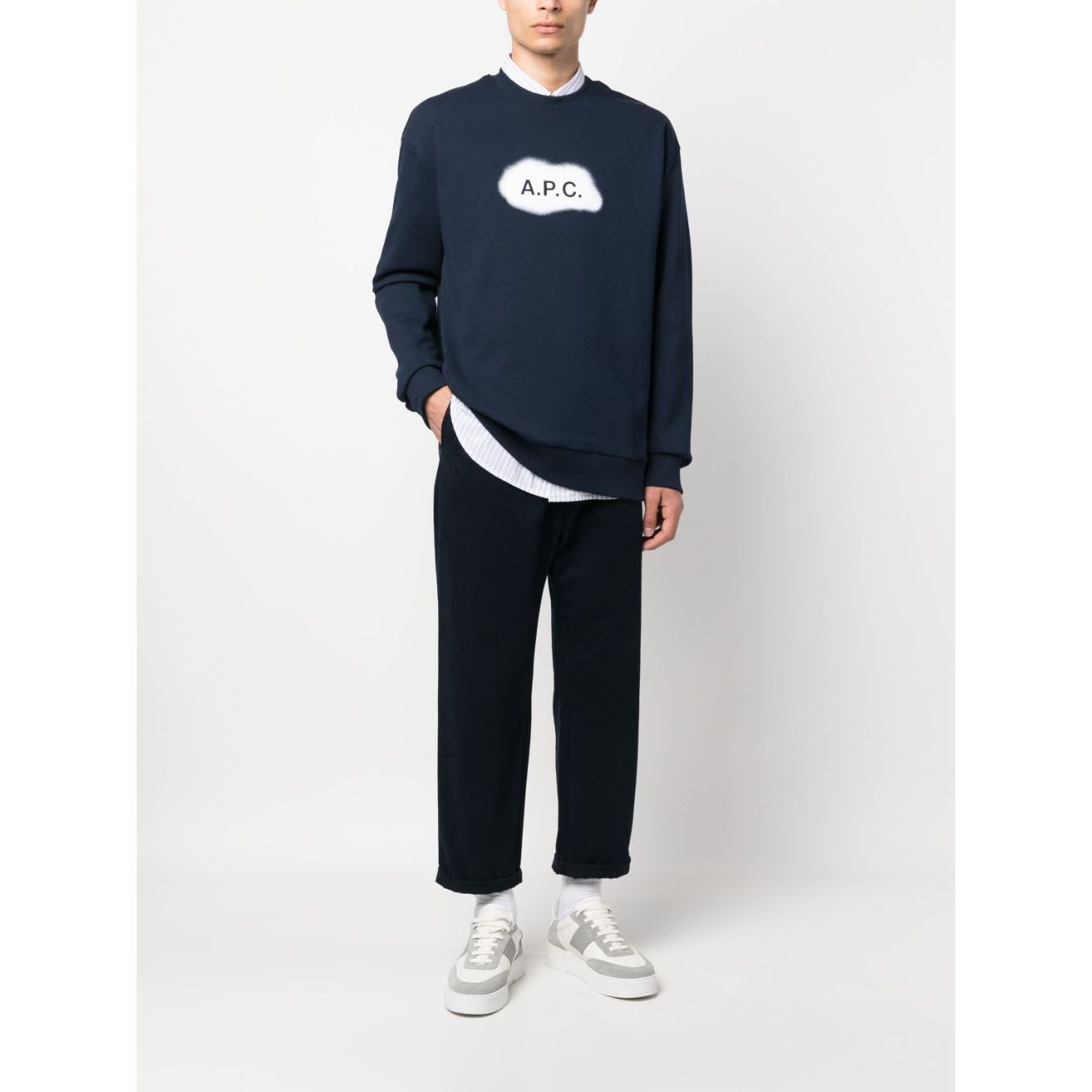 A.P.C. Sweaters Blue