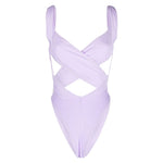 REINA OLGA Sea clothing Lilac Beachwear & underwear