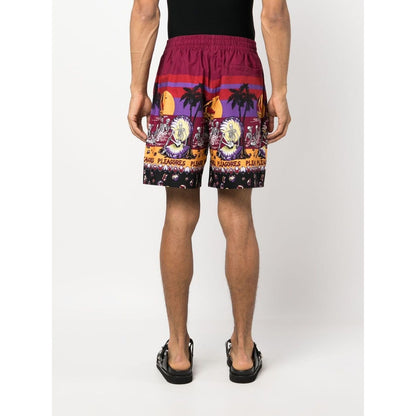 Pleasures Shorts Bordeaux