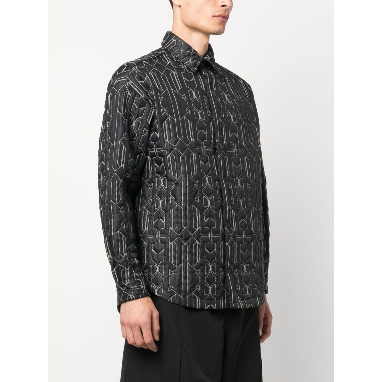 Palm Angels Shirts Grey Shirts