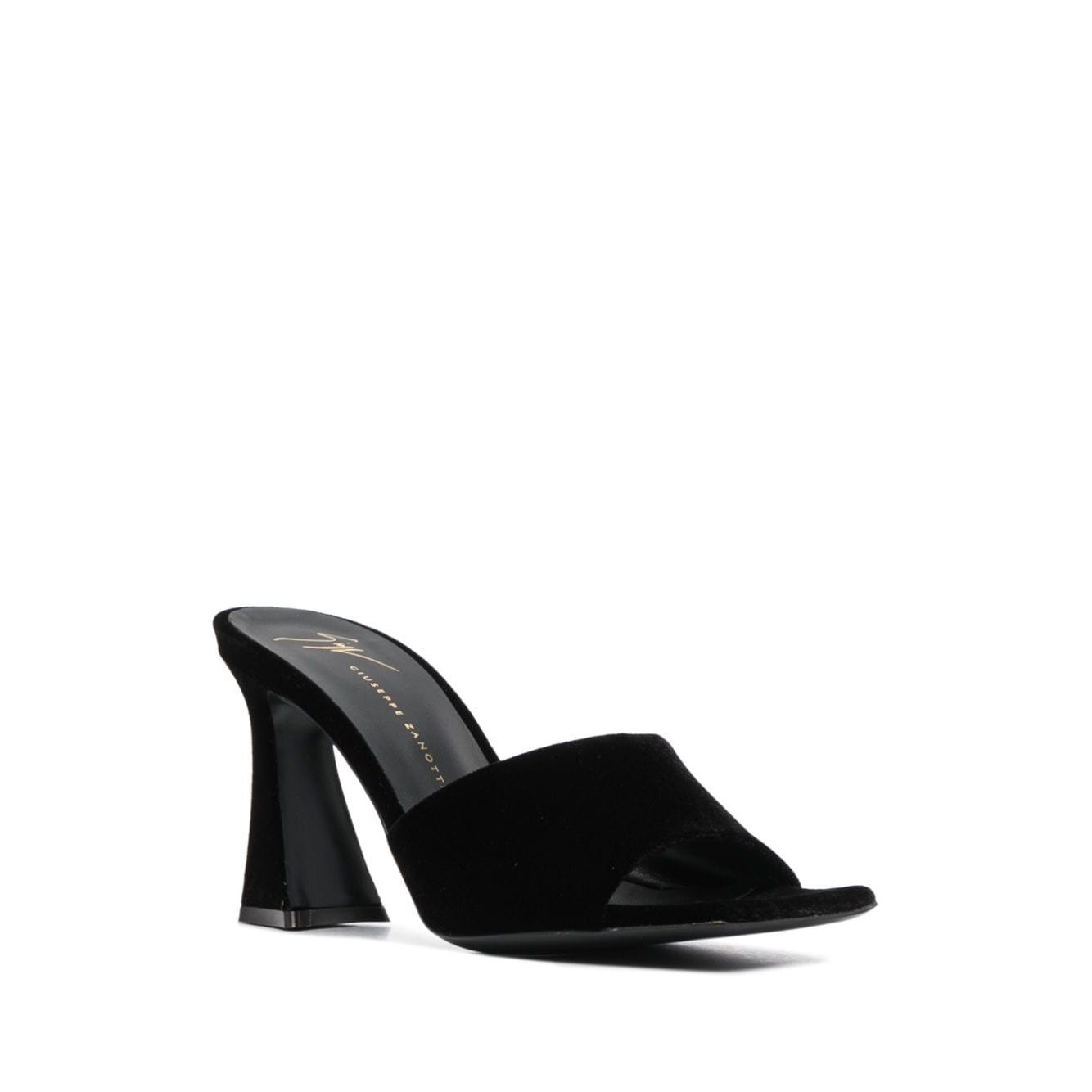 Giuseppe Zanotti Solhene 90mm velvet-effect sandals