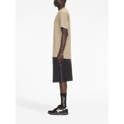 Off White Logo cotton t-shirt