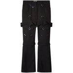 Off White Cargo with buckle Trousers