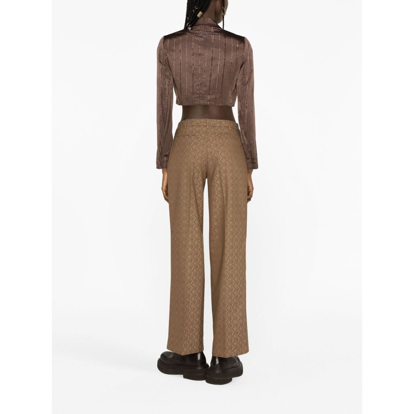 MARINE SERRE Trousers Beige Trousers